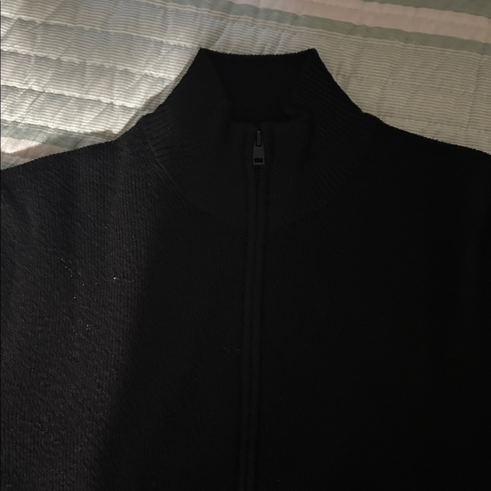 Express Black Ribbed Sweater